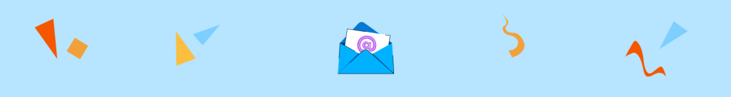 Illustratie van een envelop met e-mail 