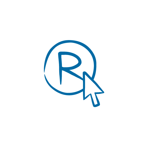 R-teken met cursor