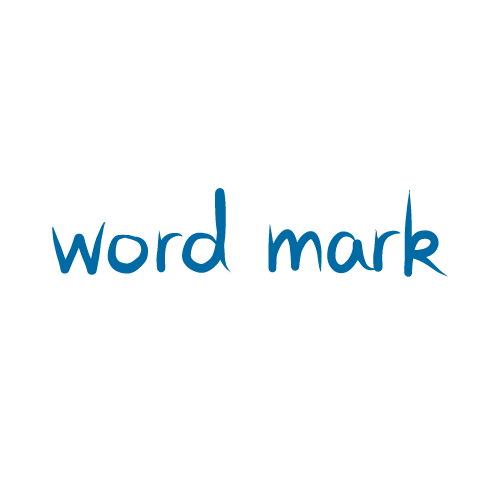 illustration icon of a word mark