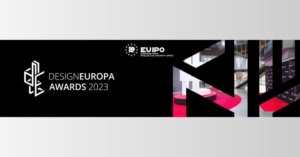 Logo DesignEuropa Awards 2023 van EUIPO