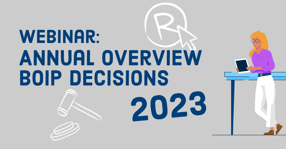 Webinar: Annual overview BOIP decisions 2023 