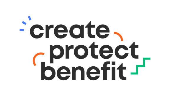logo create protect benefit