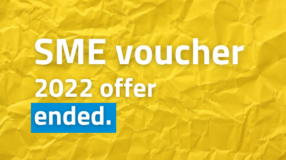 SME voucher offer has ended