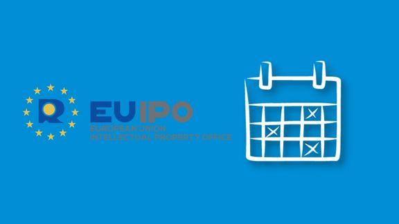 EUIPO's logo and calender icon