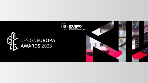 Logo DesignEuropa Awards 2023 van EUIPO
